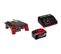 Einhell Coupe-carrelage sans fil TE-TC 18/115 Li-Solo Power X-Change (Li-Ion, 18 V, régime maximal de 3 800 tr/min, vendu avec disque de coupe 115 mm) avec Chargeur et Batterie 5,2Ah