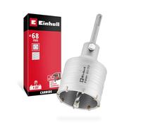 Einhell couronne en carbure avec queue SDS Plus, Ø 68 mm | Dents carbure | évacuation copeaux | profondeur coupe 52 mm | foret pierre et béton | raccord fileté M22