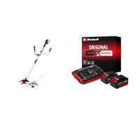 Einhell Débroussailleuse AGILLO 36/255 BL - Système Power X-Change (36V (2x18V), Largeur de coupe lame : 25,5 cm 3 dents, Moteur Bushes sans charbons) Livré avec 2 x Batteries 4Ah + Double Chargeur