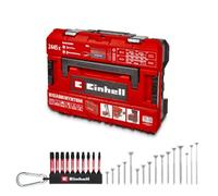 Original Einhell Coffret E-Case set de vis 2445 pièces (vis universelles T10-T30, tête fraisée, longueur 20-120 mm, set embouts impact 10 pièces inclus en plus)