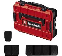 Einhell Coffret de transport E-Case S-F 4540020 – PP 44x32x13 cm, 25 kg, empilable, rouge/noir