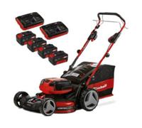 Einhell Tondeuse sans fil GP-CM 36/47 S HW Li 36V 47 cm autotractée 4x4,0Ah 2 chargeurs doubles