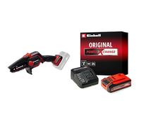Einhell Élagueuse sans fil GE-PS 18/15 Li BL-Solo Power X-Change (18V, moteur sans charbon, longueur de coupe 12,5 cm, changement sans outil de la chaîne et du guide) avec Chargeur et Batterie 4,0Ah