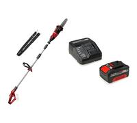 Einhell Élagueuse sur perche sans fil GE-LC 18 Li T-Solo Power X-Change (18 V, longueur de guide 20 cm, manche télescopique, guide et chaîne Oregon) avec Chargeur et Batterie 4,0Ah