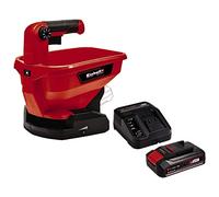 Einhell Épandeur universel GE-US 18 Li-Solo Power X-Change (lithium-ion, 3,3 l, régulation de la vitesse en 6 étapes, réglage de la dispersion en 8 étapes) avec Chargeur et Batterie 2,5Ah