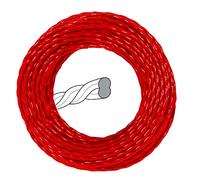 Einhell Fil de rechange, pour débroussailleuses et faux (fil torsadé, épaisseur 2,4 mm, longueur 15 m, particulièrement silencieux)