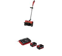 Einhell Fraise à Neige sans Fil GE-St 36/40 Li E-Solo Power X-Change (Li-ION, 36 V, Largeur utile 40 cm, Hauteur de Neige Max. 20 cm) + Twincharger et 2 Batteries 4,0Ah