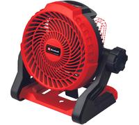 Einhell Ventilateur sans fil GE-CF 18/2200 Li 18 V 3 vitesses tête orientable à 360° Rouge