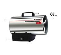 Einhell Générateur d'air chaud HGG 171 Niro