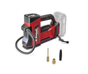 Einhell Gonfleur de pneus et ballons sans fil CE-CC 18/23 D Li-Solo | PXC | 18 V | max. 11 bar | manomètre numérique avec écran LCD | arrêt automatique | sans batterie