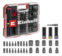 Einhell XL-CASE 32 pièces jeu de douilles à impact automobiles et d’embouts