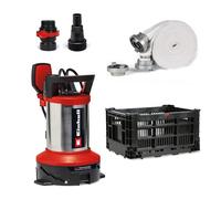 Kit de drainage 2-en-1 eaux claires et chargées – GE-DP 7535 N LL ECO – 750 W – 18 500 l/h – Particules 35 mm