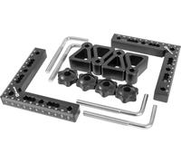 Einhell Kit de Serrage d'Angle 6 Pièces | 2 équerres | 4 blocs de serrage | échelles métriques | angles internes et externes | joints à 90 degrés