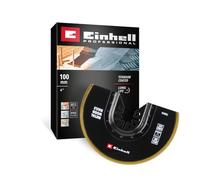 Einhell lame de scie BiM demi-ronde, Ø 100 x 0,6 mm | Denture HSS revêtue de titane | rainures de dégagement | fonction de changement rapide | fixation Open-Back