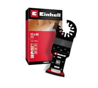 Einhell lame plongeante HCS incurvée, 32 x 40 mm | Profondeur de plongée de 40 mm | lame incurvée | rainures de dégagement | fonction de changement rapide | fixation Open-Back