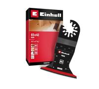 Einhell lame plongeante HCS incurvée, 65 x 42 mm | Profondeur plongée 42 mm | lame incurvée | denture bois | rainures de dégagement | changement rapide | fixation Open-Back