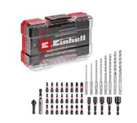 Einhell 108773 39 pièces Assortiment de forets et d'embouts métal 2 mm, 2.5 mm, 3 mm, 3.5 mm, 4 mm, 5 mm, 6 mm, 6.5 mm