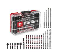 Einhell Coffret 108763 - 39 pièces forets et embouts 4/5/6/8 mm métal, bois, béton, pierre, brique