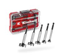 Einhell Jeu de forets Forstner 706003 M-CASE – 5 pièces 15/20/25/30/35 mm, acier C65, queue E 6.3