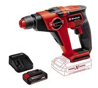 Einhell Marteau perforateur sans fil TE-HD 18/12 Li-Solo Power X-Change (li-ion, 18 V, 1.3 J, mandrin SDS Plus, capacité de perçage de 12 mm dans le béton) avec Chargeur et Batterie 2,5Ah