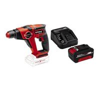 Einhell Marteau perforateur sans fil TE-HD 18/12 Li-Solo Power X-Change (li-ion, 18 V, 1.3 J, mandrin SDS Plus, capacité de perçage de 12 mm dans le béton) avec Chargeur et Batterie 4,0Ah