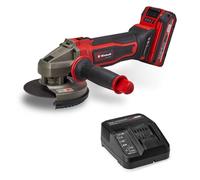 Einhell Meuleuse d’angle Ø125 mm sans fil TE-AG 18/125-2 Li Kit PXC (18V, sans disque) Livré avec Batterie 4,0 Ah et Chargeur