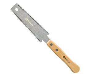 Einhell Mini scie japonaise RYOBA (320 mm, coupe en traction, acier carbone SK5, lame de scie 0,5 mm, coupes longitudinales et transversales, 11/17 dents par pouce, poignée en bois de zelkova)