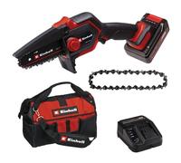 EINHELL Power X-Change Tronçonneuse à batterie GE-PS 18/15 Li Kit sac, 18 Volts, Scie de taille