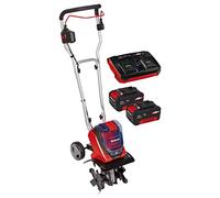 Einhell Motobineuse sans fil GE-CR 30 Li Solo - Système Power X-Change (2x18 V, Moteur Brushless, Largeur de travail 30 cm, Profondeur de travail 20 cm) avec Twincharger et 2 Batteries 3,0Ah
