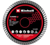 Original Einhell Disque de coupe diamant 76x1,8 mm (accessoire pour meuleuses d’angle, disque de coupe diamant, Ø 76 mm, épaisseur 1,8 mm, alésage 10 mm, pour toutes les meuleuses d’angle compatibles)