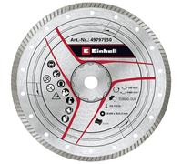 Einhell Original Disque de coupe diamant à bord turbo Ø 300 | accessoire coupe-pierre | Ø 300 x 25,4 x 3,4 mm | bord diamant turbo 6 mm | max. 6400 tr/min | pour coupe-pierres