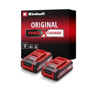 Einhell Batterie Power X-Change Plus 18 V 4 Ah Li‑Ion Twinpack 2x4 Ah avec indicateur de charge