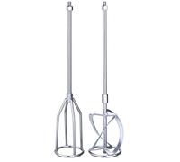 Einhell Original Jeu de 2 mélangeurs, M14 | accessoire pour mélangeurs peinture/mortier Einhell | mélangeur peinture Ø 120 mm | mortier Ø 135 mm | emmanchement M14