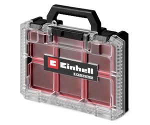 Einhell Original Organisateur/boite de rangement E-Case Half Size | E-Case System | pour E-Cases standard Half Size | E-Cases Half Size et plaque adaptatrice E-Case | jusqu’à 12,5 kg