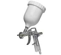 Einhell Pistolet pulvérisation peinture air comprimé 5 bar 0,6L gravité, régulateur, raccord