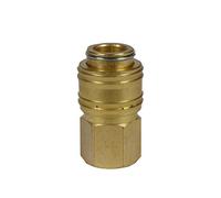 Einhell Original Raccord rapide R 1/4" femelle | accessoire compresseur | filetage intérieur | laiton robuste | pour tuyaux pneumatiques