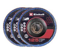 Einhell Accessoires pour meuleuse d'angle 4440020 – 3 disques d'angle incurvés 125 mm