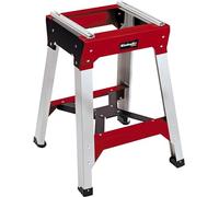 Einhell Original Support de scie E-Stand | support pour scies à onglet | stabilité par renforts en X | pied réglable en hauteur | construction acier