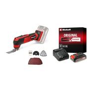 Einhell Outil multifonctions sans fil TE-MG 18/1 Li-Solo Power X-Change (18 V, 3 fonctions, mandrin magnétique, variateur électronique, avec accessoires) avec Chargeur et Batterie 2,5Ah