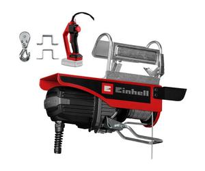 Einhell Palan sans fil TE-EH 18/250 Li BL PXC (18 V Brushless charge 125 kg / 250 kg) Livré sans Batterie ni Chargeur