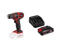 Einhell Perceuse Visseuse sans fil TC-CD 18/35 Li - Solo Power X-Change (Li-ion, 18V, Couple 35, éclairage LED) avec Chargeur et Batterie 2,5Ah