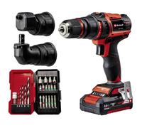 Einhell Perceuse-visseuse sans fil Power X-Change TE-CD 18/45 3X-Li +22, 1x2,0 Ah, kit 22 accessoires