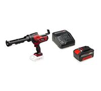 Einhell Pistolet à cartouche sans fil TE-SG 18/10 Li-Solo Power X-Change (18 V, pour cartouches 310 ml, force de poussée max. de 2 000 N, vitesse réglable) avec chargeur et batterie 4,0Ah