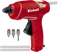 Einhell Pistolet à colle TC-GG 30 (30 W, Puissance de chauffe : 200 W) Livré avec buse standard, buse plate, buse d'extension, 3 bâtonnets de colle