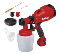 Einhell Pistolet à peinture électrique TC-SY 400 P – 400 W, laques et lasures, avec accessoires