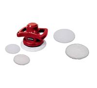 Einhell Polisseuse pour carrosserie CC-PO 90 (90 W, Vitesse d'oscillation : 3300 tours/mn, Diamètre disque : 240 mm, Livré avec 1 bonnet textile et 1 bonnet synthétique) + Capots de polissage