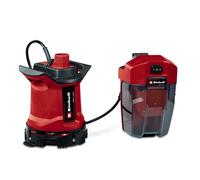 Einhell Pompe à eaux chargées sans fil GE-DP 18/25 LL Li-Solo | PXC | 18 V | 0,5 bar | débit 7000 l/h | hauteur 5 m | aspiration à plat | 2 modes de puissance | sans batterie