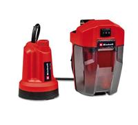 Einhell Pompe d’évacuation pour eaux claires sans fil GE-SP 18 LL Li Solo PXC (18V) Livré sans Batterie ni Chargeur
