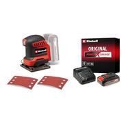 Einhell Ponceuse à main sans fil TE-OS 18/113 Li-Solo Power X-Change (18V, ponceuse vibrante, circuit d’oscillation 1,8 mm, avec 2 feuilles de papier abrasif grain 120) avec Chargeur et Batterie 2,5Ah