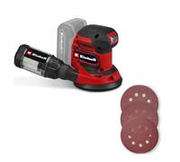 Einhell Ponceuse excentrique sans fil TE-RS 18/28 Li-Solo | PXC | 18 V | circuit oscillant 2,8 mm | plateau Ø 125 mm | variateur électronique | 3 papiers abrasifs | sans batterie
